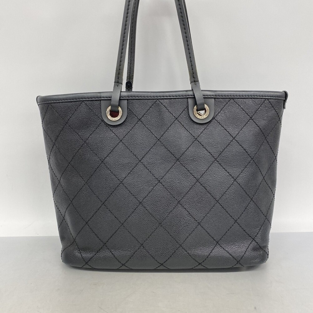 CHANEL Black Caviar Leather Tote Bag - Picture 10 of 10